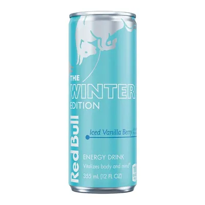 Red Bull Winter Edition Iced Vanilla Berry 12 oz Can