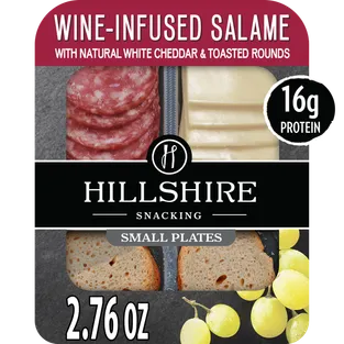 Hillshire Farm Wine-Infused Snacking Salame With White Cheddar