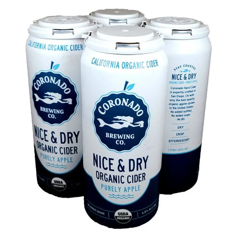 Coronado Brewing Co. Nice & Dry Purely Apple Hard Cider view 1