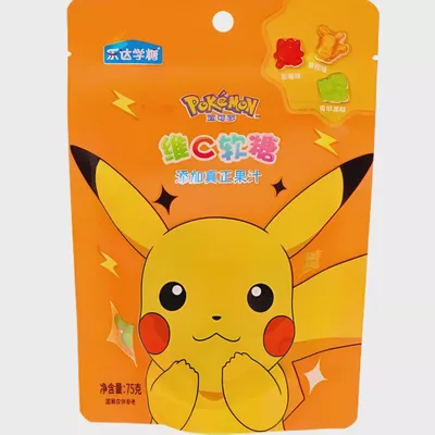 LEDA Pokemon Vitamin C Fruit Gummy 75g Bag