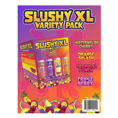 450 North Slushy XL Variety Pack 4 x 16 oz cans