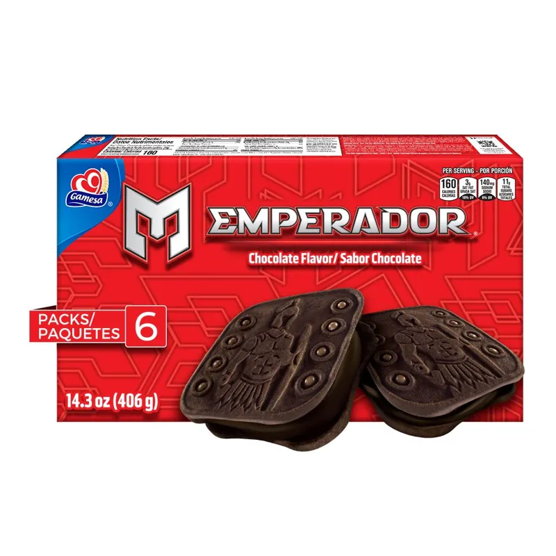 Gamesa Emperador Chocolate Sandwich Cookies view 1
