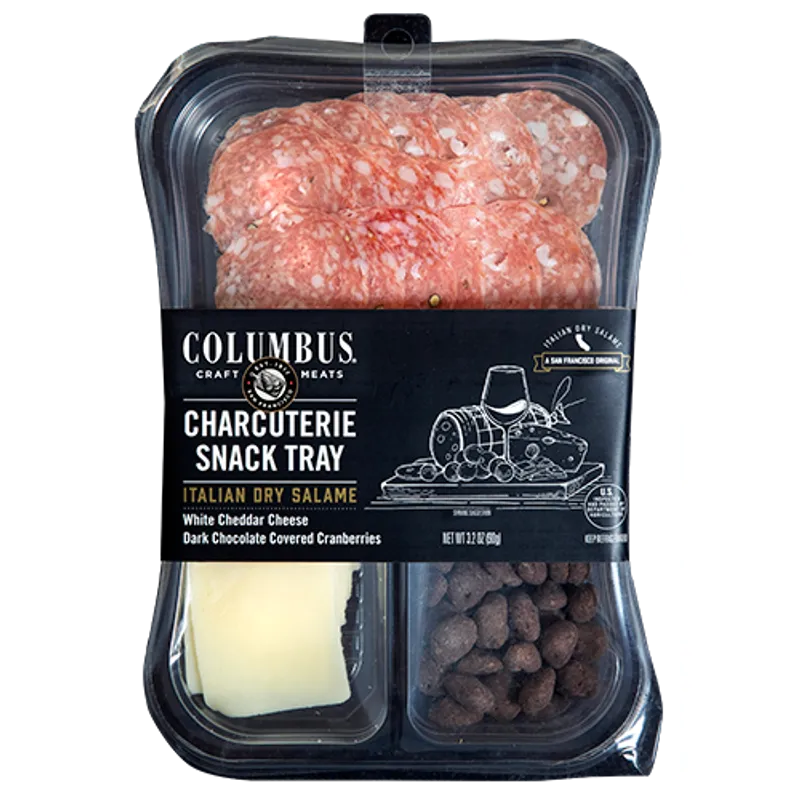 Columbus Charcuterie Snack Tray Italian Dry Salame view 1