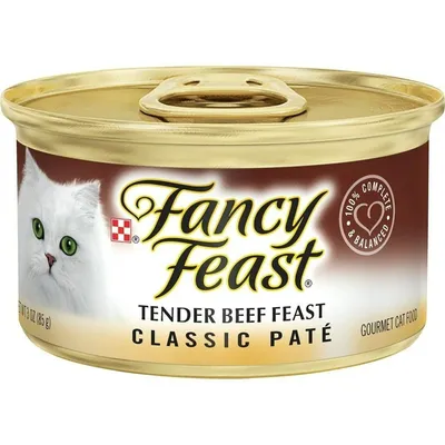 Fancy Feast Classic Pate Tender Beef Feast 3 oz Can