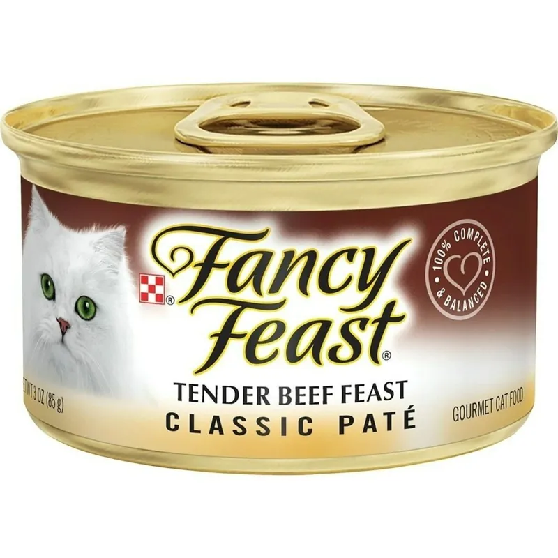 Fancy Feast Classic Pate Tender Beef Feast view 1