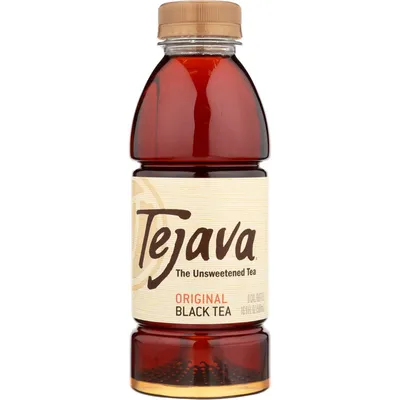 Tejava Original Unsweetened Black Tea 16.9 oz Bottle