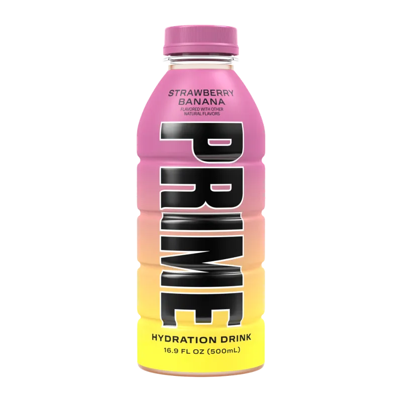 Prime Hydration Strawberry Banana Drink view 1