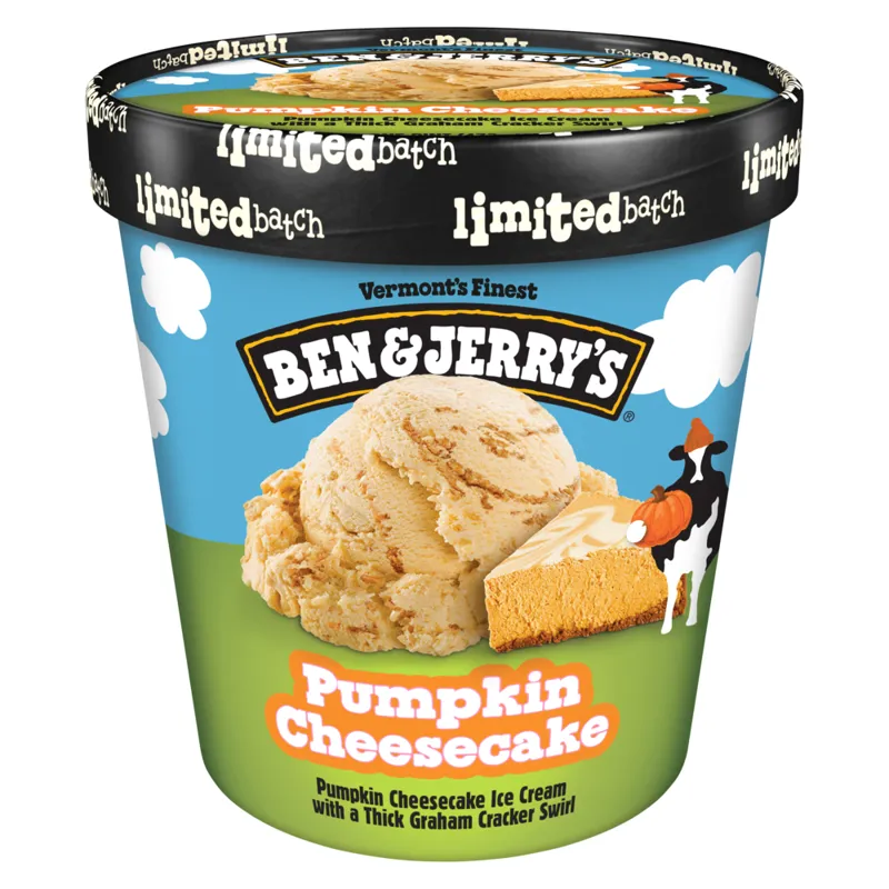 Ben & Jerry's Pumpkin Cheesecake Ice Cream view 1