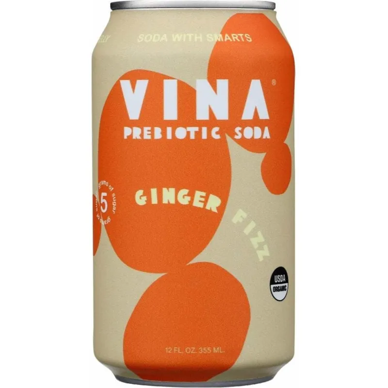 Vina Organic Fizz Prebiotic Soda view 1