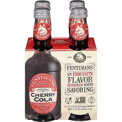 Fentiman's Cherry Cola 4 Pack 37.2oz Bottles