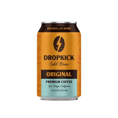 DropKick Brew Original Nitro Cold Brew Coffee 12 oz Can