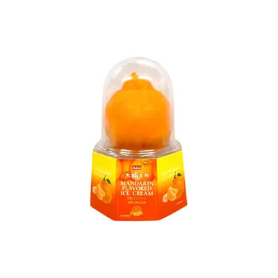 Aiko Mandarin Flavored Ice Cream 3oz