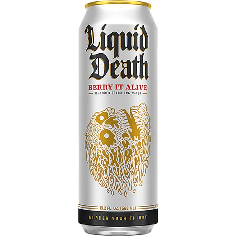 Liquid Death Berry It Alive Agave Sparkling Water view 1
