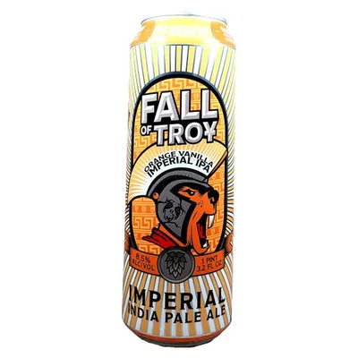 Belching Beaver Fall of Troy Imperial India Pale Ale Orange Vanilla 19.2 oz can