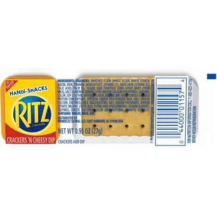 Nabisco Ritz Handi-Snacks Crackers 'n Cheesy Dip