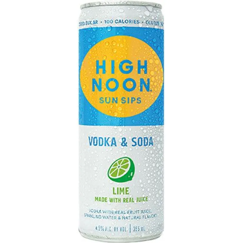 High Noon Lime Hard Seltzer view 1