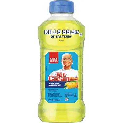 Mr. Clean Antibacterial Multi-Purpose Cleaner Summer Citrus Scent 28 oz Bottle