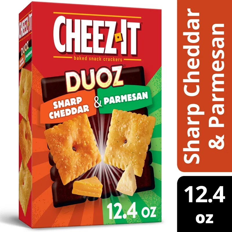 Cheez-It Duoz Sharp Cheddar and Parmesan Box view 1