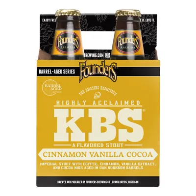 Founders KBS Cinnamon Vanilla Cocoa 4-pack 12oz bottles