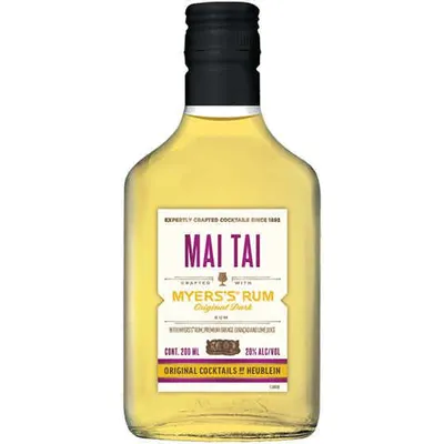 Heublein Mai Tai Myer's Rum Cocktail 200ml Bottle