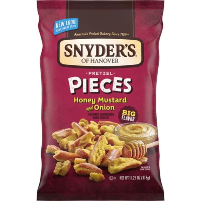 Snyder's of Hanover Honey Mustard & Onion Pretzel Pieces 11.25 oz Bag