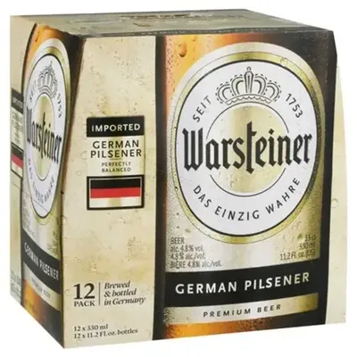 Warsteiner Pilsener 4 Pack 500 mL Cans