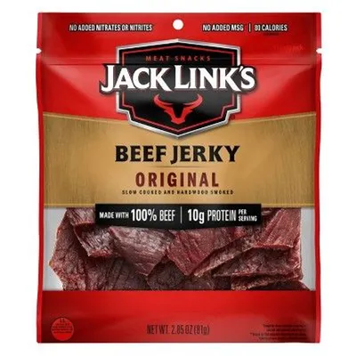 Jack Link's Original Beef Jerky 2.85 oz Bag
