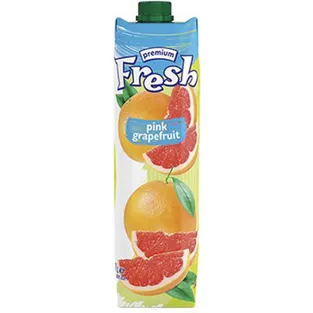Premium Fresh Pink Grapefruit Juice Carton