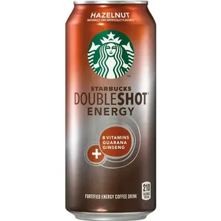 Starbucks Doubleshot Fortified Energy Coffee Drink Hazelnut