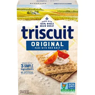 Triscuits Whole Grain Wheat Original Box