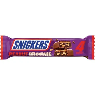 Snickers Peanut Brownie Squares