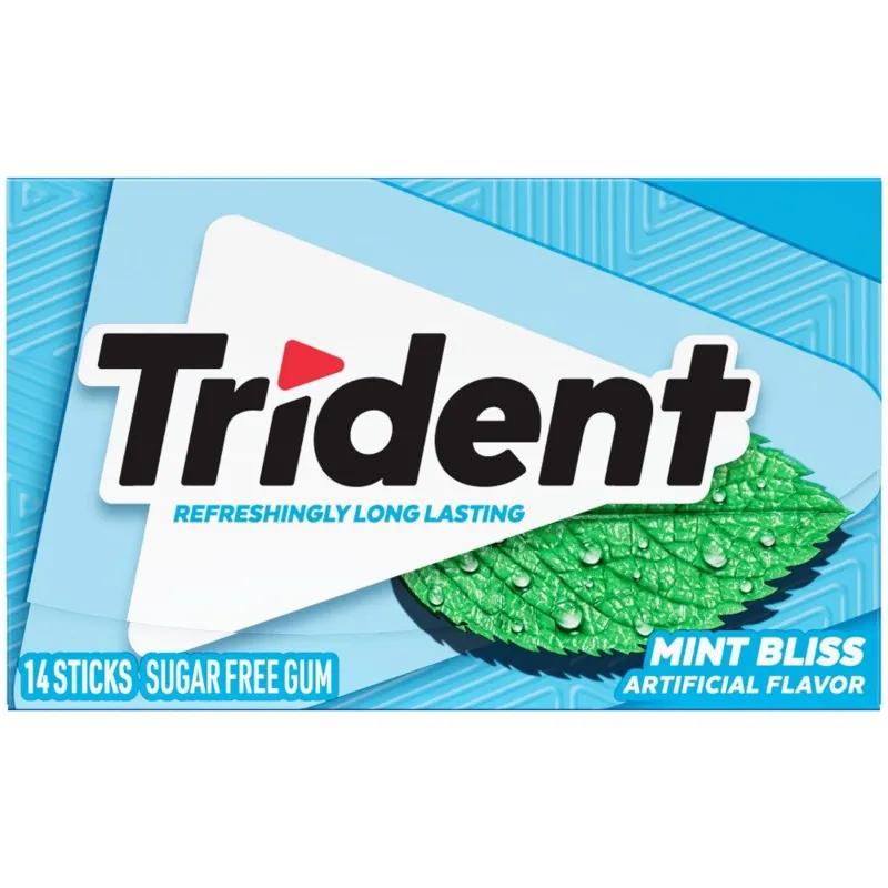 Trident Mint Bliss Sugar Free Gum view 1