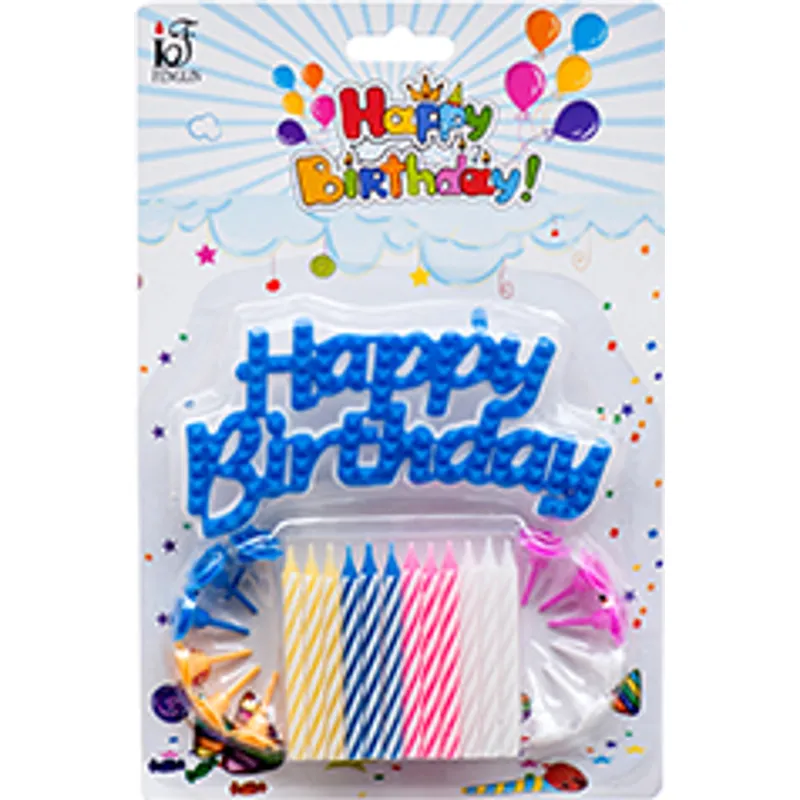 Fenglin Happy Birthday Letter Candles Party Candle Set view 1