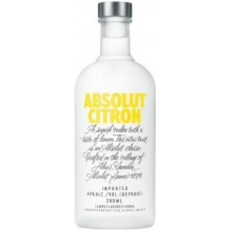 Absolut Country Of Sweden Citron Lemon Vodka view 1