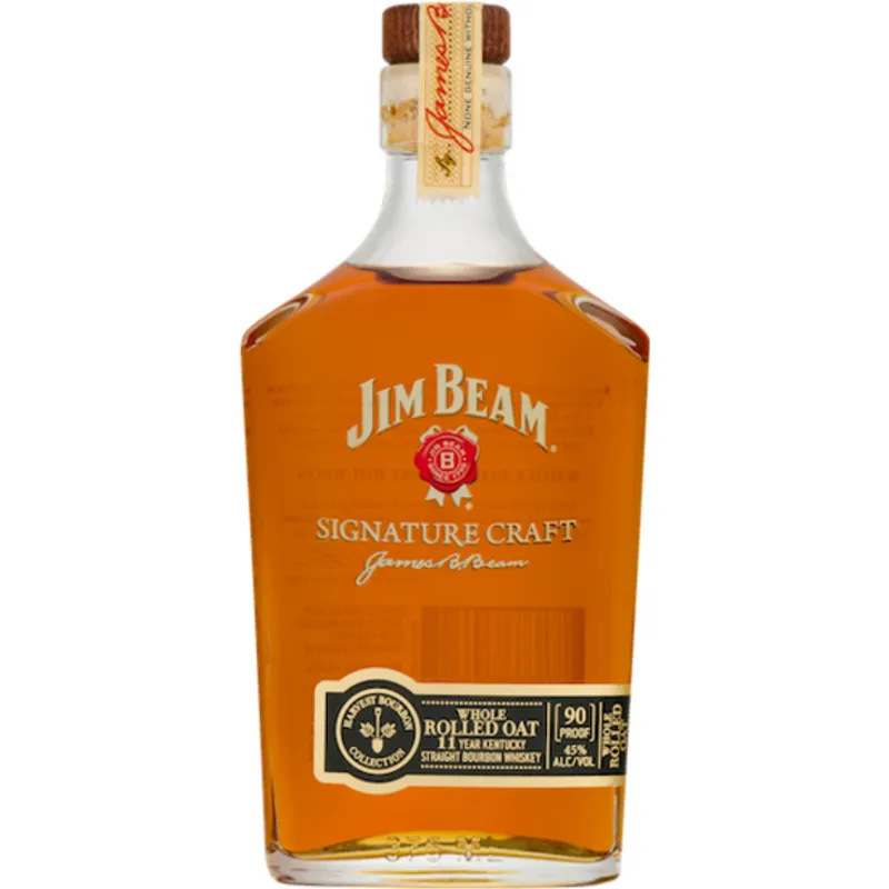 Jim Beam Signature Craft Whole Rolled Oat Straight Bourbon Whiskey 11 Year view 1