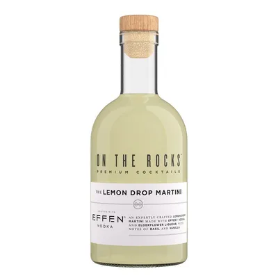 On The Rocks Lemon Drop Martini Effen Vodka 375 mL