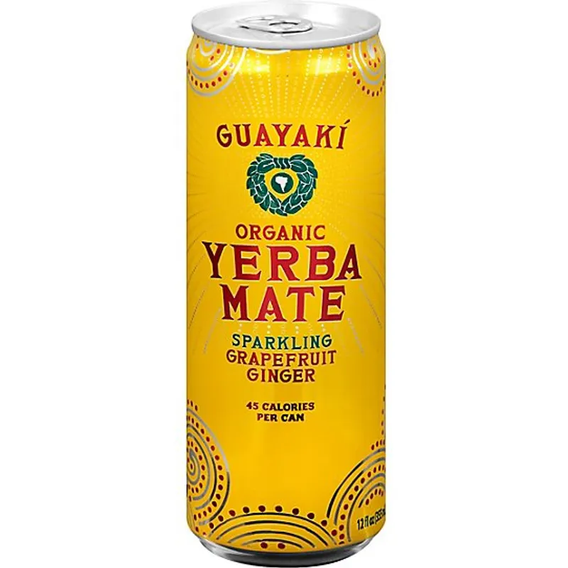 Guayaki Yerba Mate Sparkling Grapefruit Ginger view 1