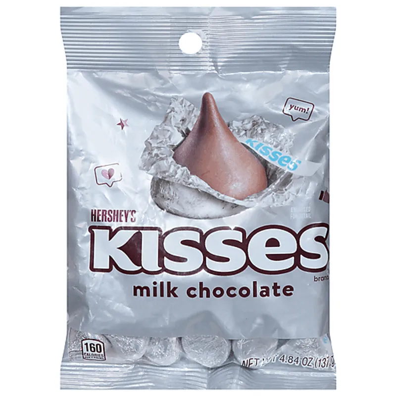 Hershey's Kisses Milk Chocolate Candy view 1