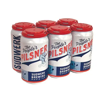 Sudwerk The People's Pilsner 6-pack 72 oz cans