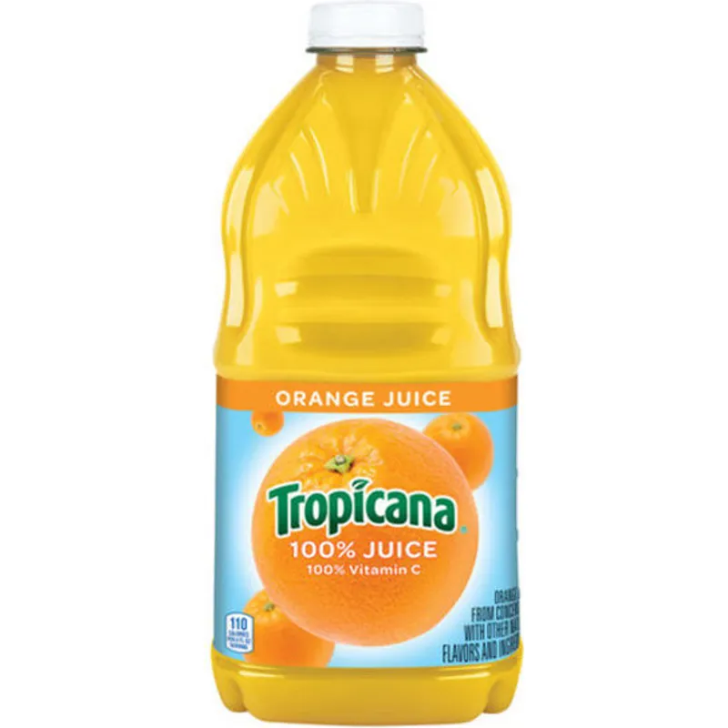 Tropicana Orange Juice 100% Pure with Calcium & Vitamin D - No Pulp view 1