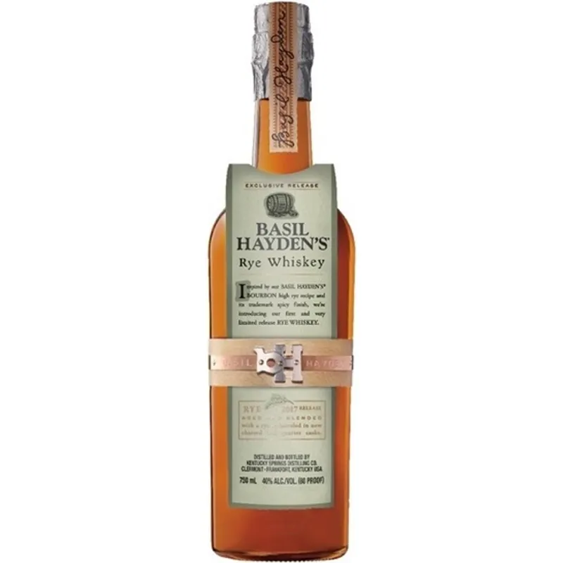 Basil Haydens Rye Whiskey view 1