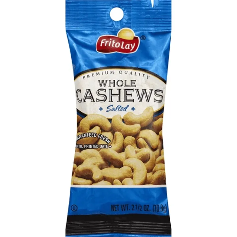 Frito-Lay Whole Cashews Salted Bag view 1