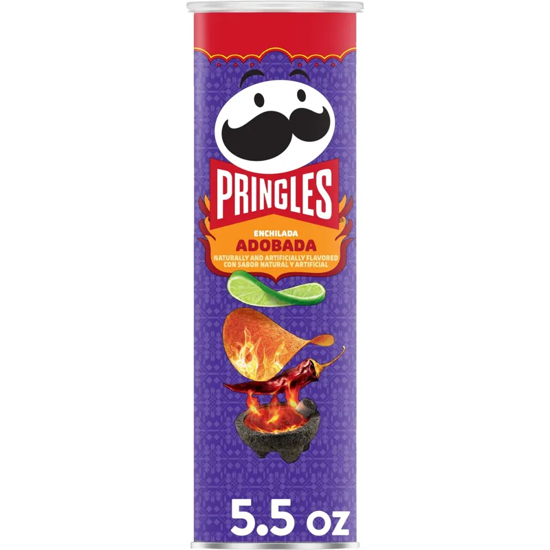 Pringles Enchilada Adobada Potato Crisps view 1