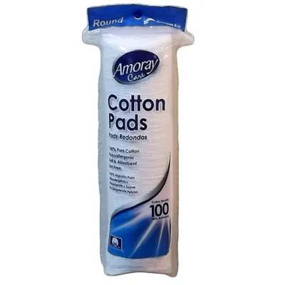 Amoray Care Cotton Pads 100 ct Bag