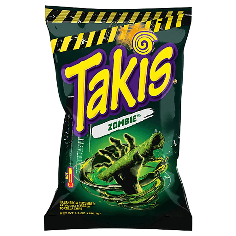 Takis Zombie Habanero & Cucumber Rolled Tortilla Chips view 1