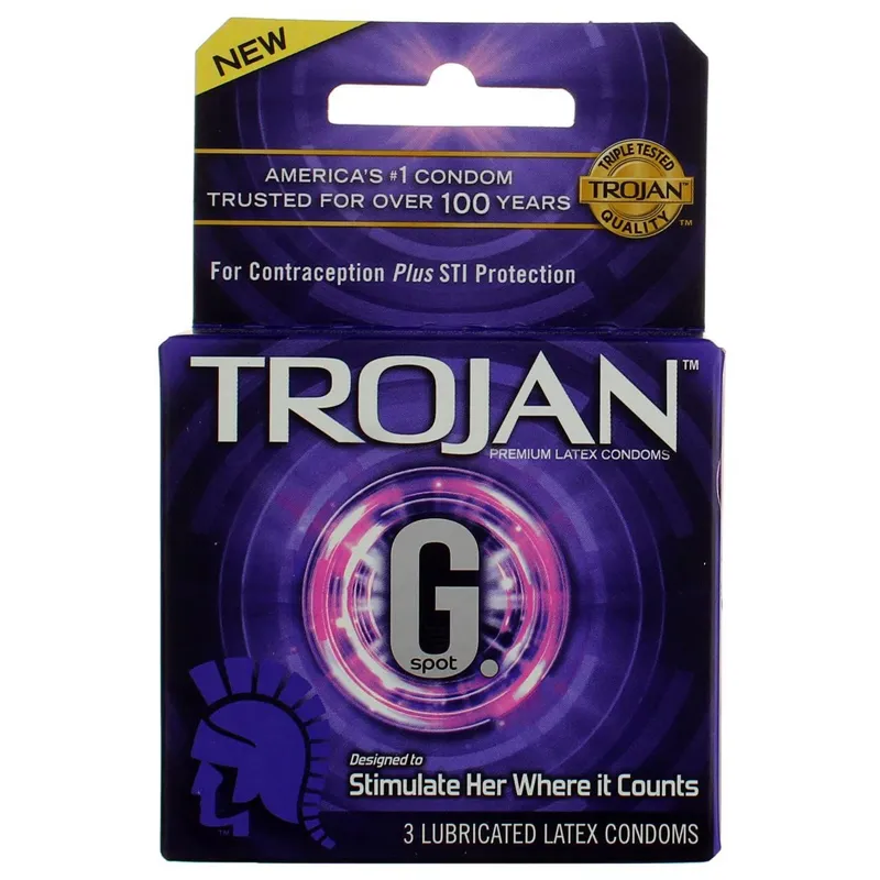 Trojan G-Spot Latex Condoms view 1