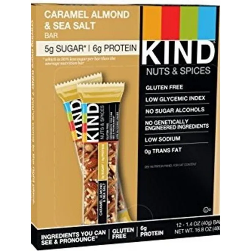 Kind Bar, Caramel Almond Sea Salt view 1