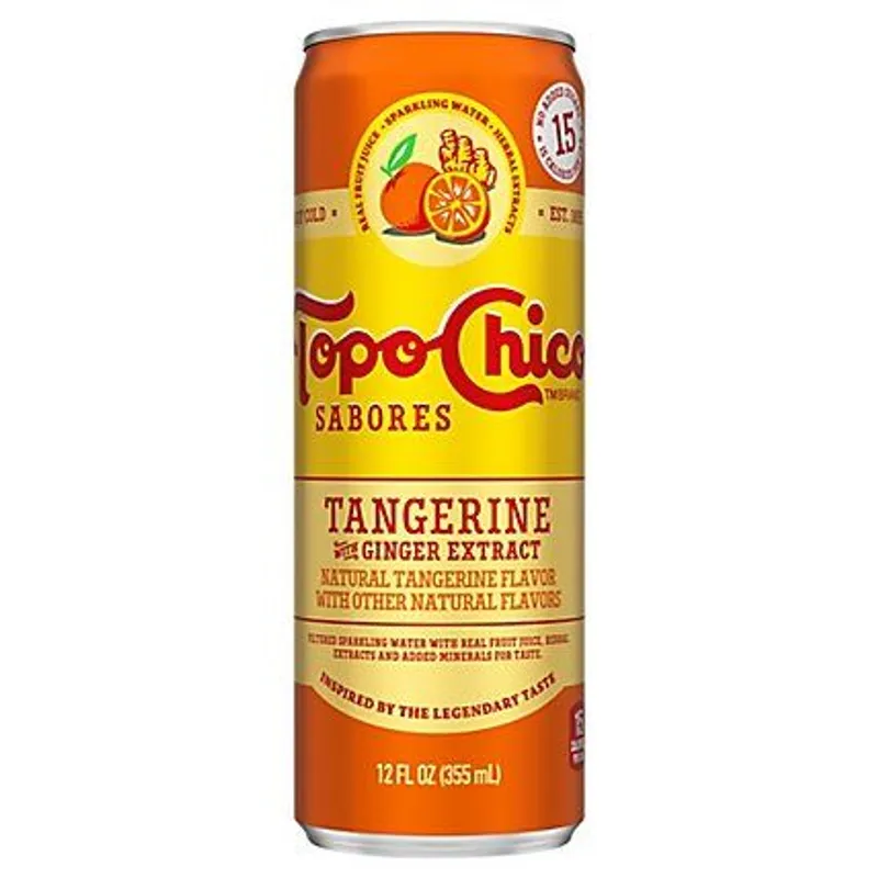 Topo Chico Sabores Tangerine with Ginger Extract Flavored view 1
