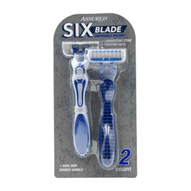 Assured Men's 6-Blade Disposable Razors view 1