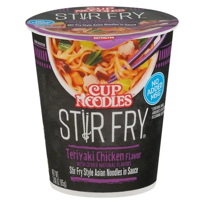 Nissin Cup Noodles Stir Fry Teriyaki Chicken 3 oz